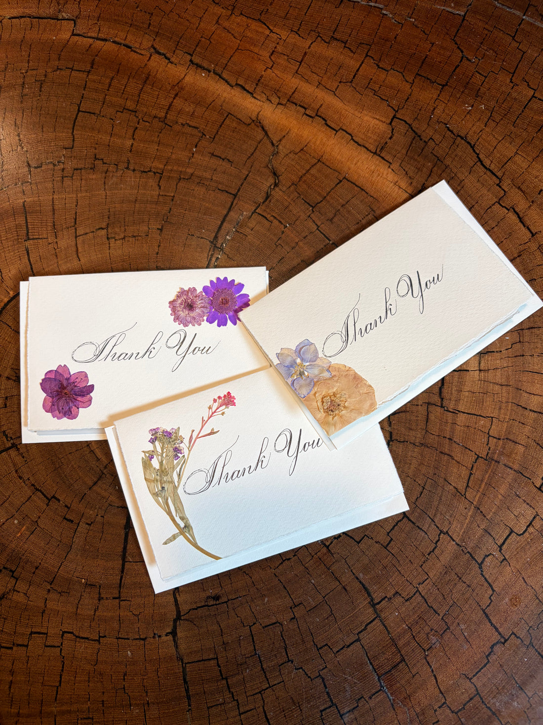 Calligraphy Thank You cards