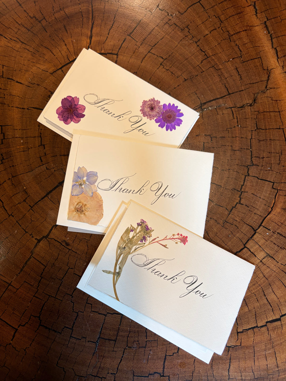 Calligraphy Thank You cards