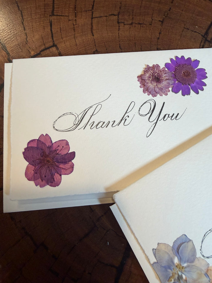 Calligraphy Thank You cards