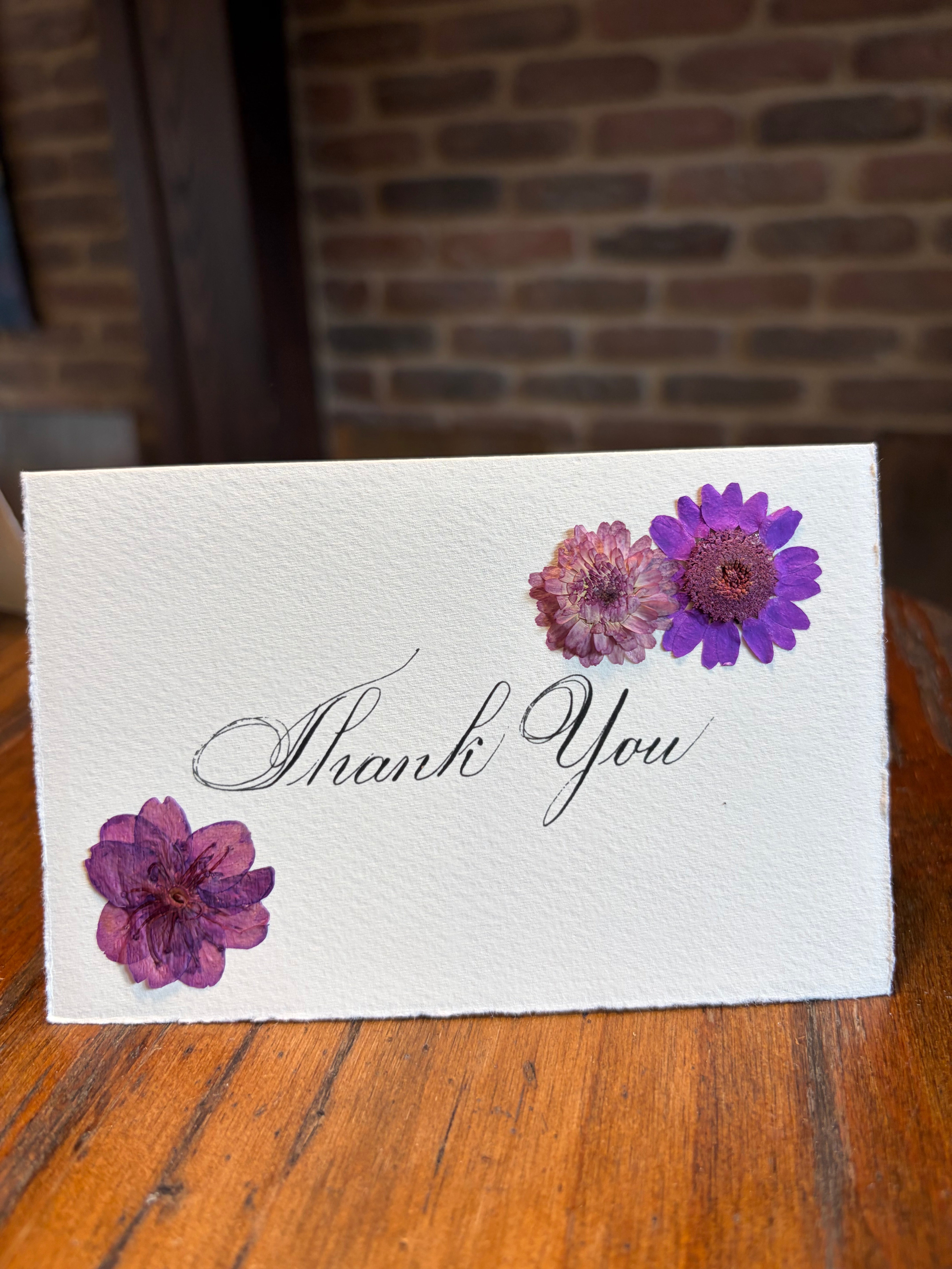 Calligraphy Thank You cards