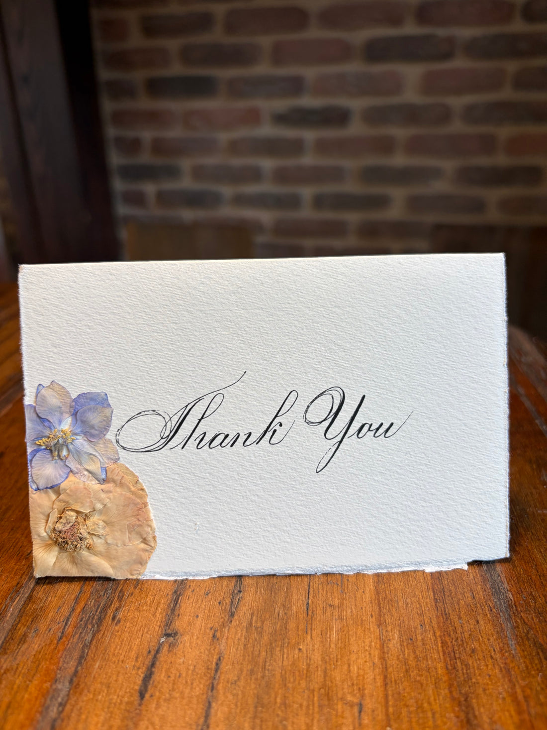 Calligraphy Thank You cards