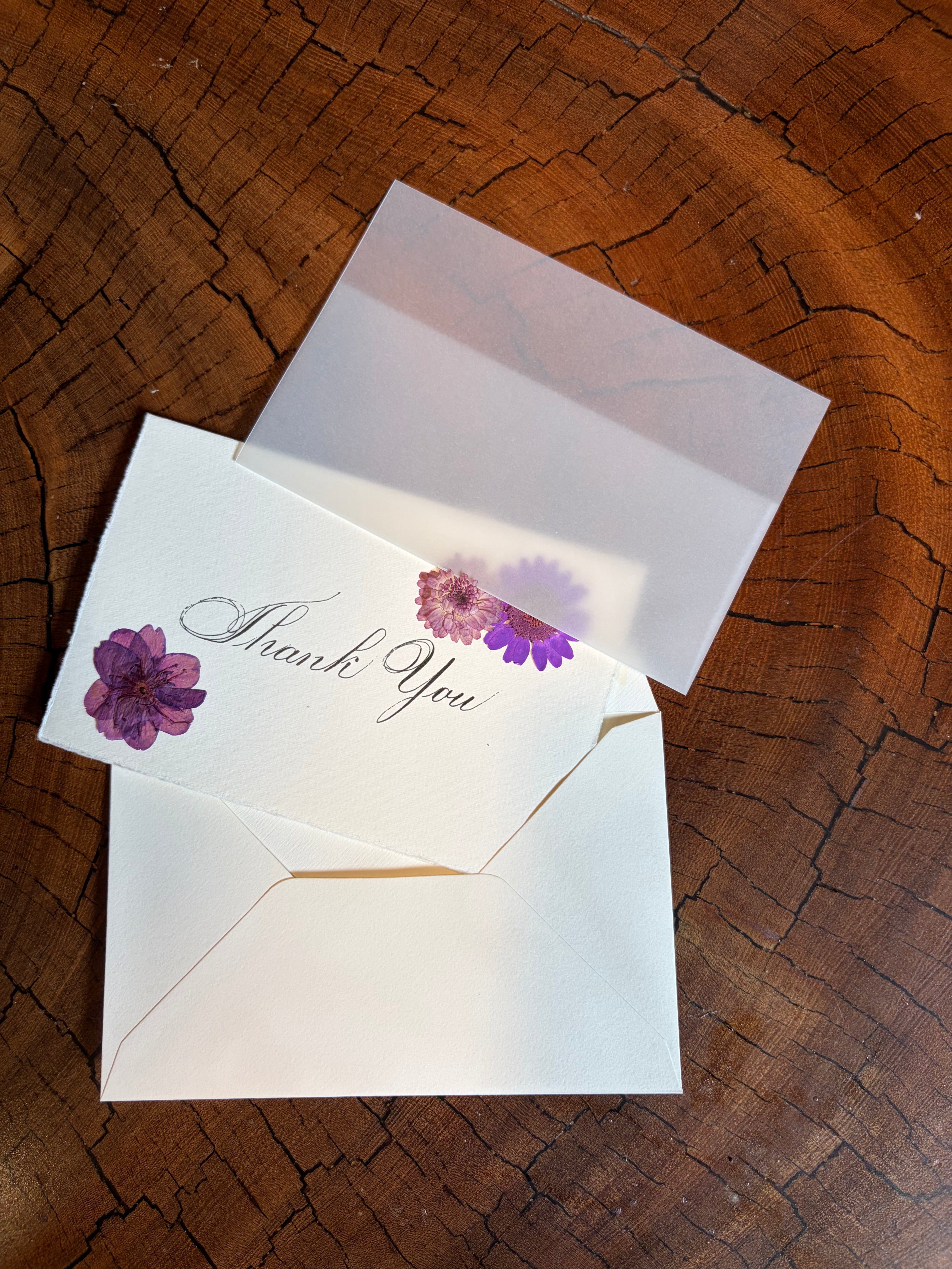 Classic Botanical Thank You Cards