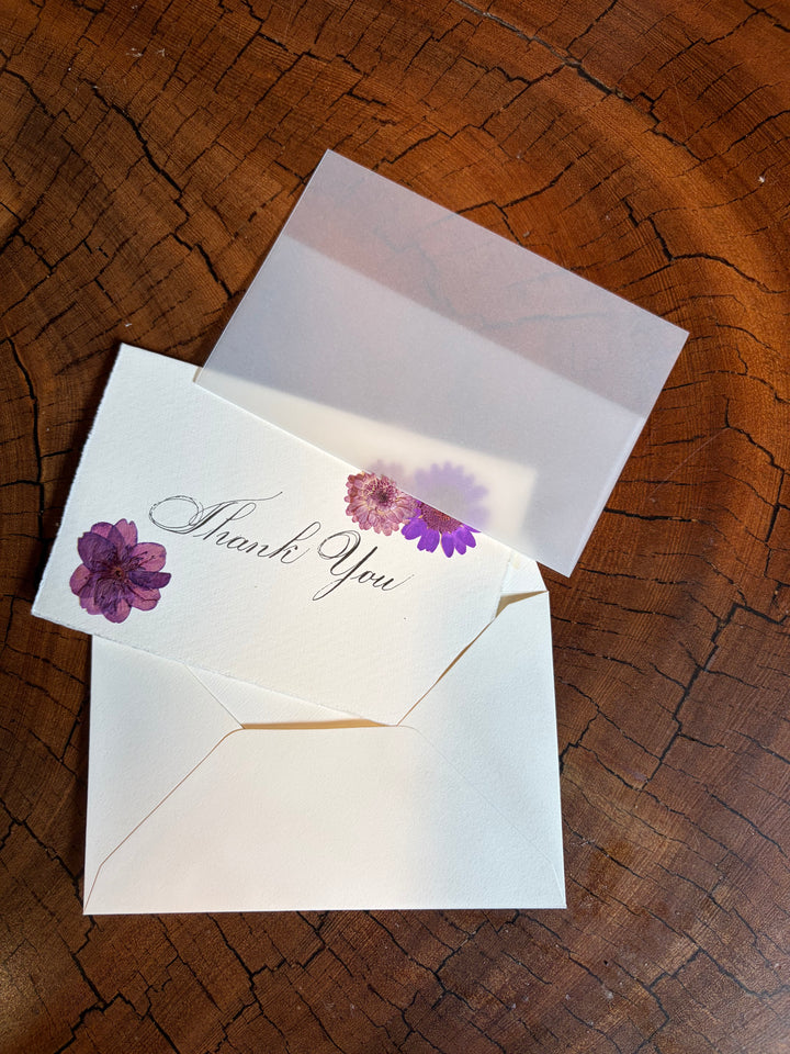 Classic Botanical Thank You Cards